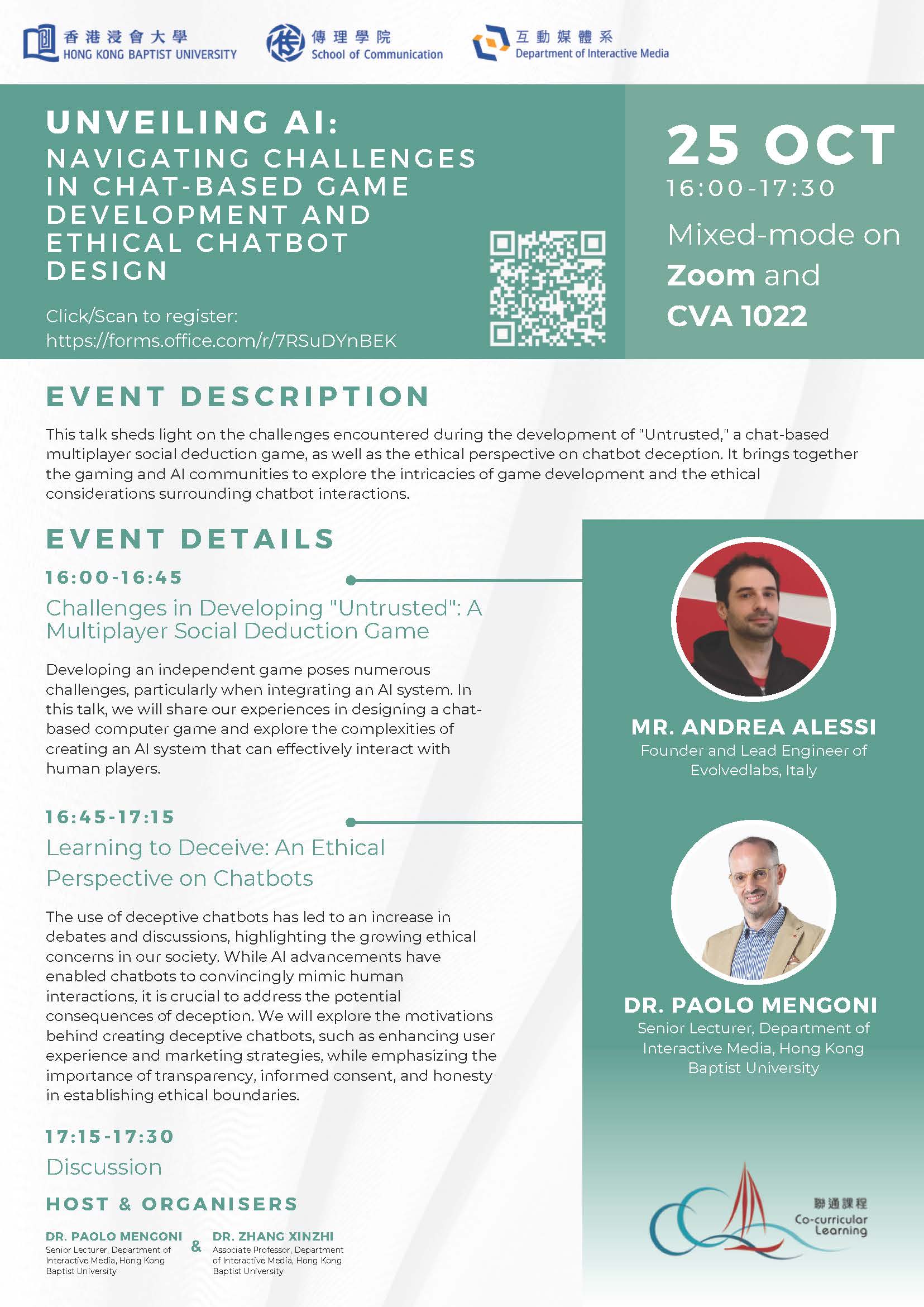 Poster of Unveiling AI: Navigating Challenges in Chat-based Game Development and Ethical Chatbot Design