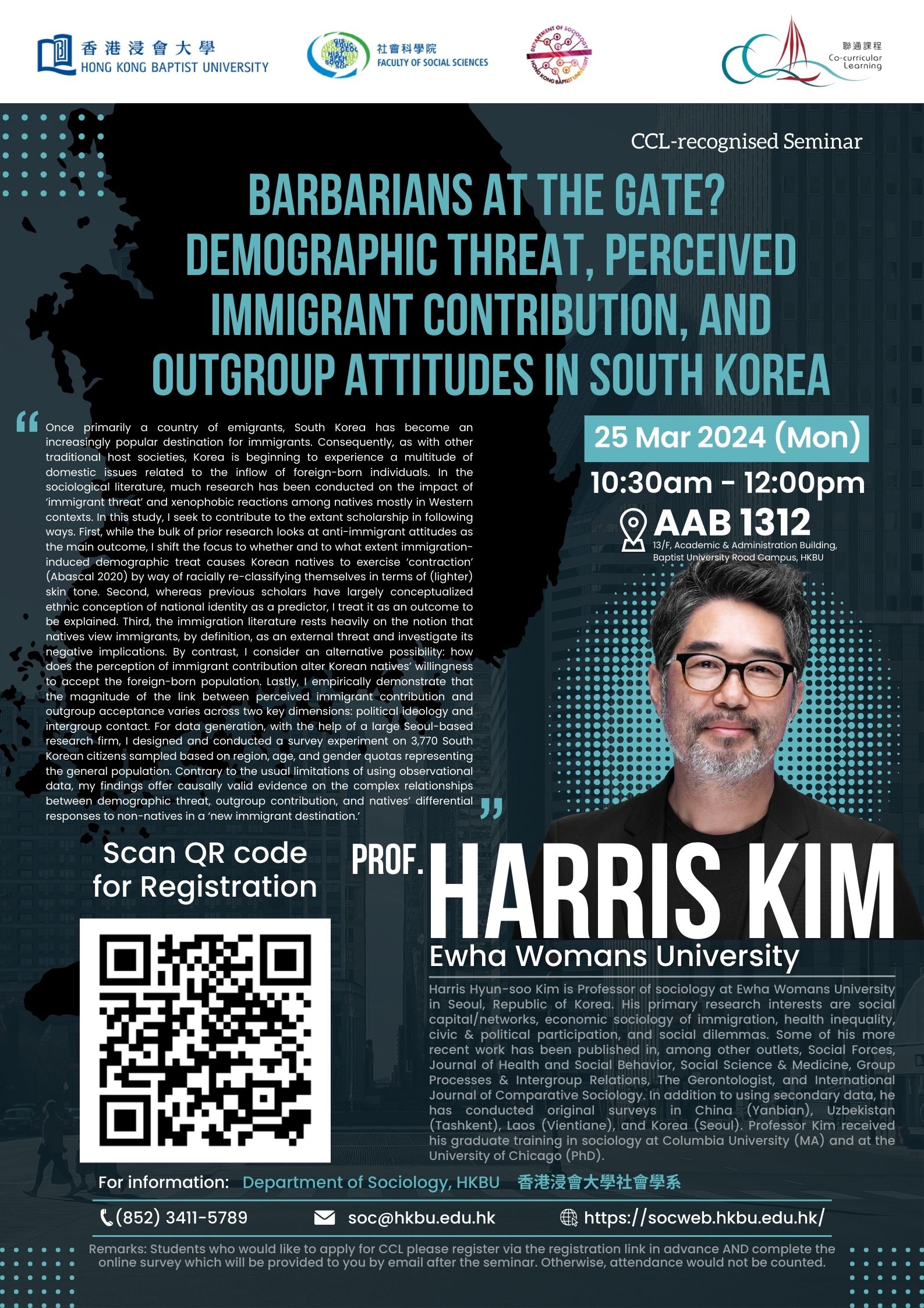 Poster of Barbarians at the gate? Demographic threat, perceived immigrant contribution, and outgroup attitudes in South Korea