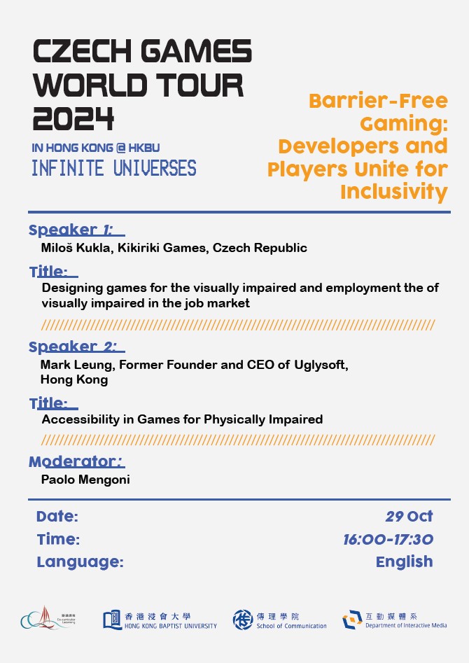 Poster of Barrier-free gaming: developers and players unite for inclusivity