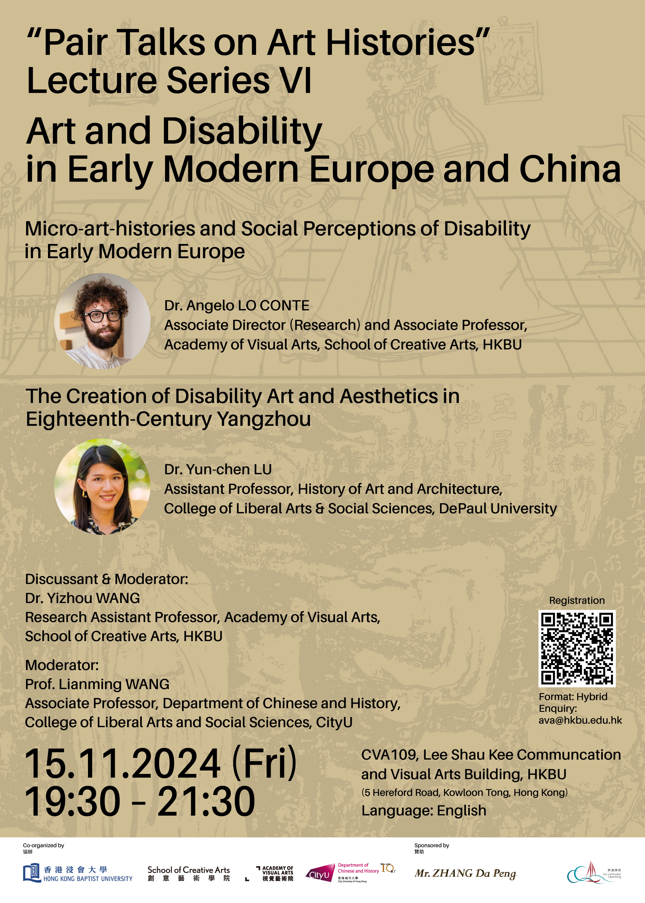 Poster of Pair Talks on Art Histories