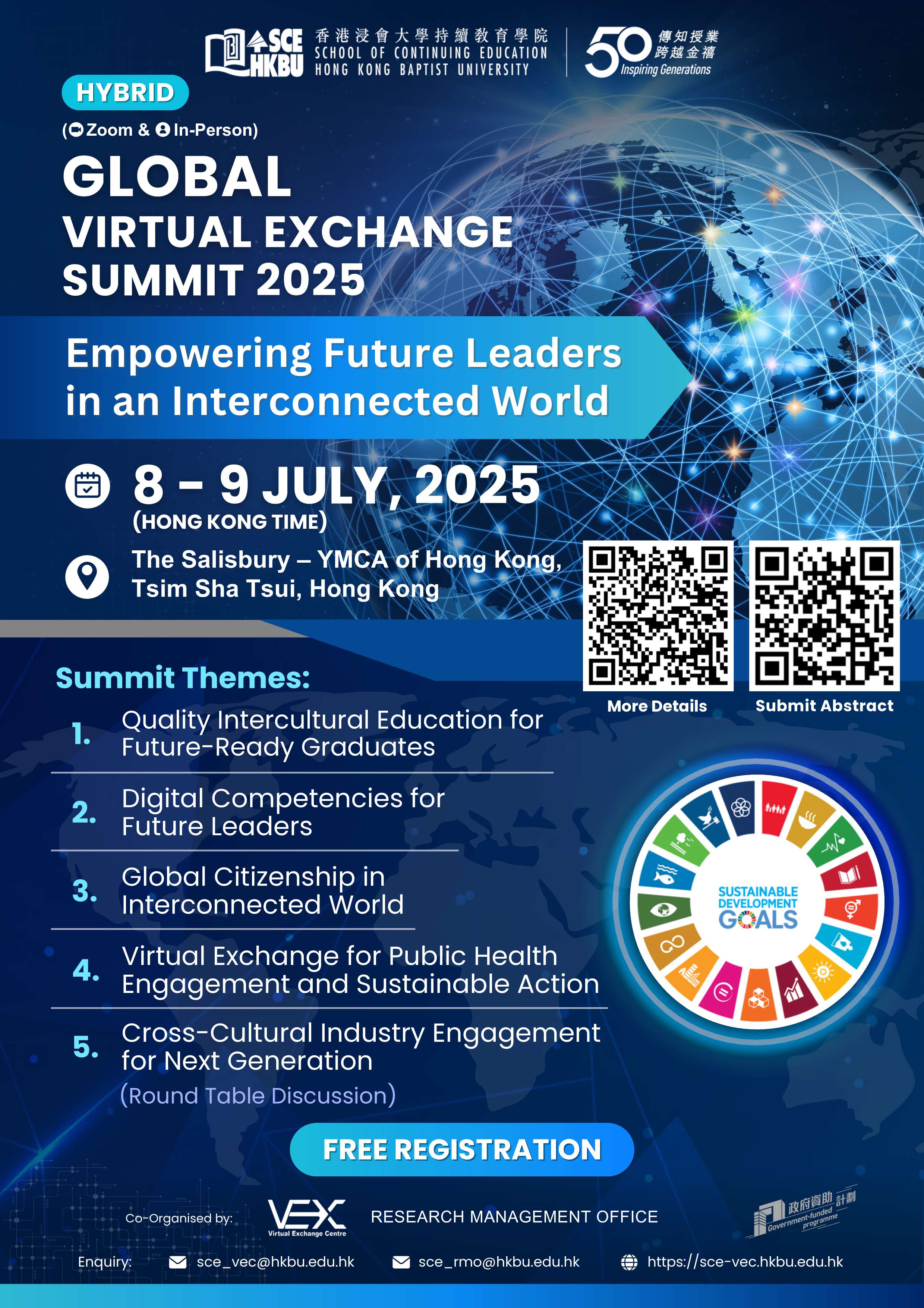 Poster of Global Virtual Exchange Summit 2025