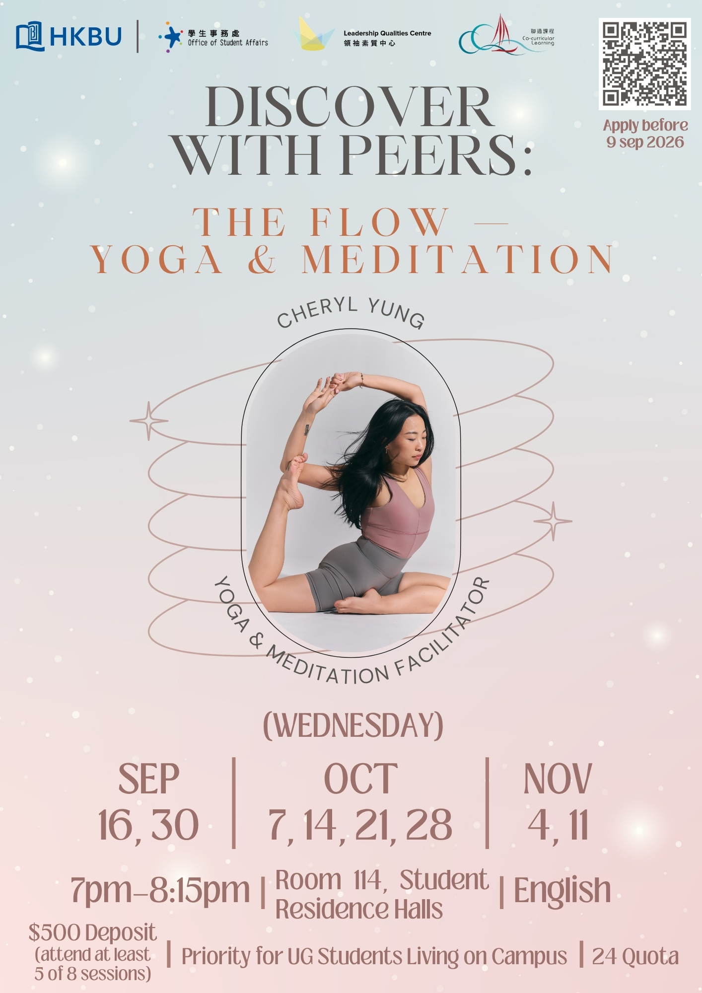 Discover with Peers: The Flow — Yoga & Meditation (Sep - Nov 2026)