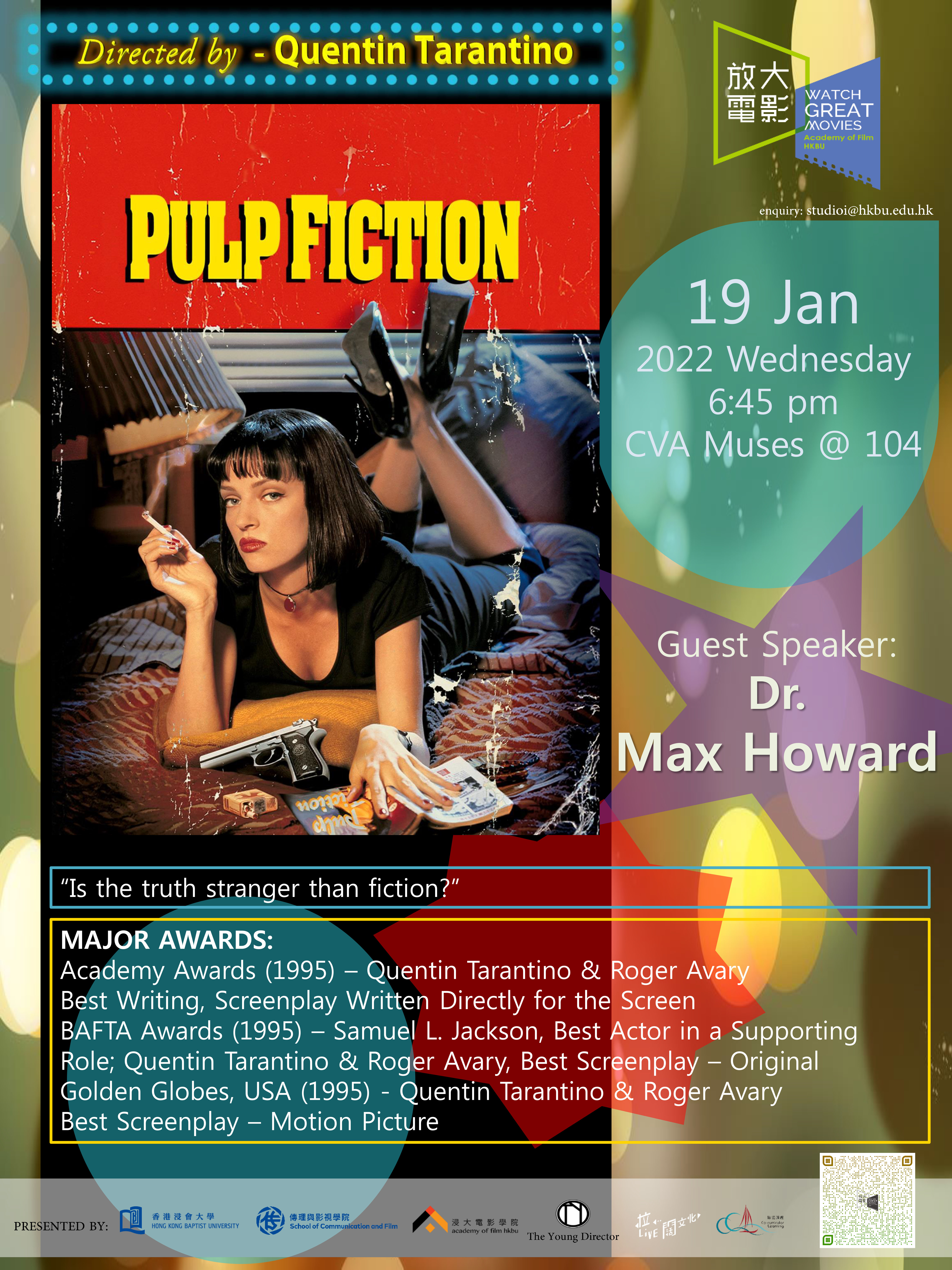 Poster of "Watch Great Movies!" - Pulp Fiction