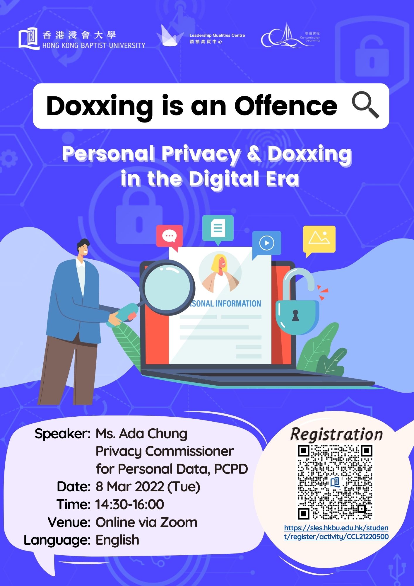 Poster of Doxxing is an Offence - Personal Privacy & Doxxing  in the Digital Era